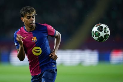 Yamal. El jóven de 17 años ha derrochado alto talento en la cancha, con 35 contribuciones a gol en 40 partidos oficiales.