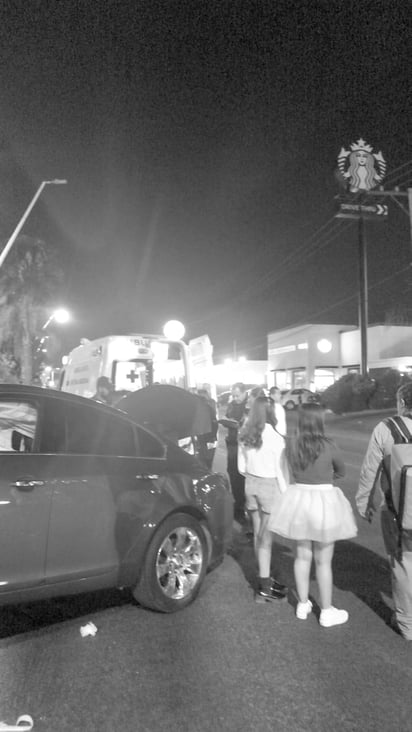 Accidente. El percance ocurrió la noche de este miércoles en Heroico Colegio Militar.