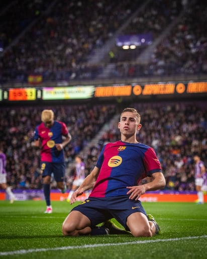 Tras el gol del Raphinha, el joven Fermín López firmó el del empate para los blaugranas y, con ello, se cimentó la goleada.