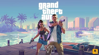 Así se ve el nuevo poster oficial de Grand Theft Auto VI, publicado por Rockstar Games.