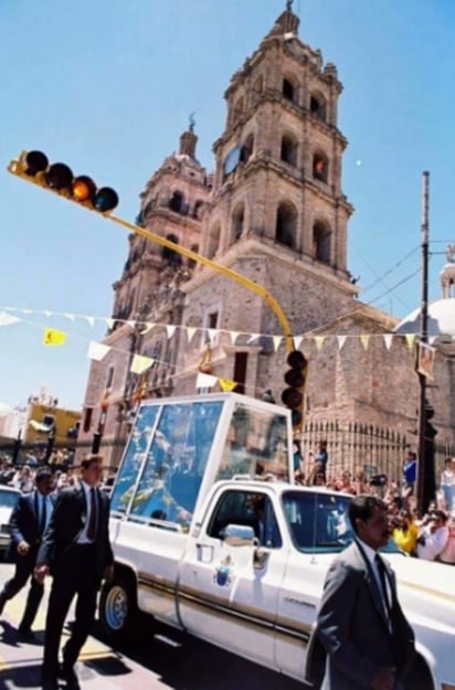 Visita. El 9 de mayo de 1990 San Juan Pablo II estuvo en tierra duranguense.
