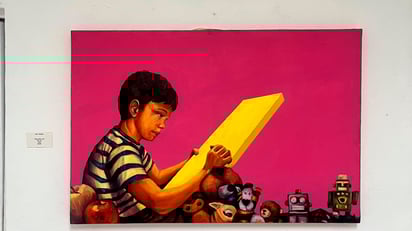 Así se ve la obra 'Solo Testigos', la cual es la favorita del autor, en sus propias palabras.