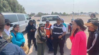 Labor. La coordinaciones de corporaciones de auxilio y de auxilio permitió el hallazgo de una persona del sexo masculino en el semidesierto de Durango.