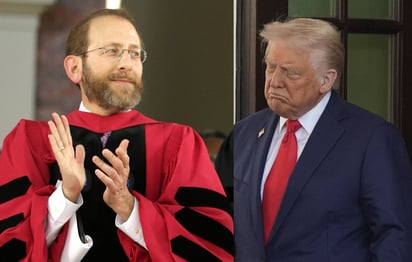Alan Garber y Donald Trump se han visto inmiscuidos en conflicto desde hace meses y este parece no desistir por ahora.