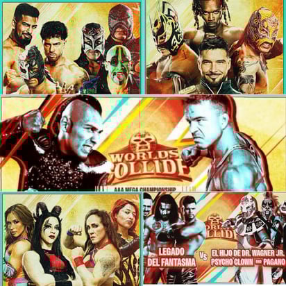 A fecha de escrito este artículo, así luce la cartelera completa de Worlds Collide 2025.