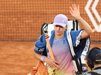 Derrota. Tras cuatro años de poderío, Iga Swiatek se perderá la final de Roland Garros por primera vez en cuatro años.