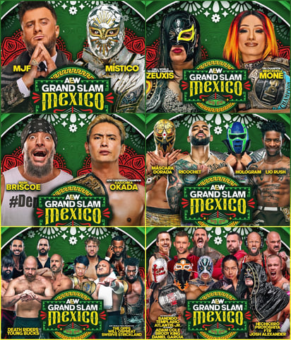 Esta fue la espectacular cartelera de AEW Grand Slam México.
