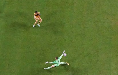 Así se vio el golazo de Miguel Merentiel para recortar distancias ante el conjunto bávaro.