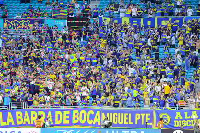 Pese a la derrota, los aficionados del Xeneize fueron lo más destacado, no parando de alentar a su equipo desde el minuto uno.