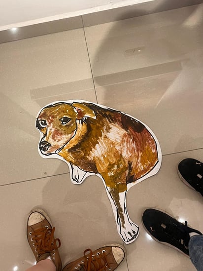 Representación. Sin filtros, y a través de diversos iconos, Jesús Manuel presenta sus ideas ante el público, todo a través de un toque social, personal e, incluso, político.