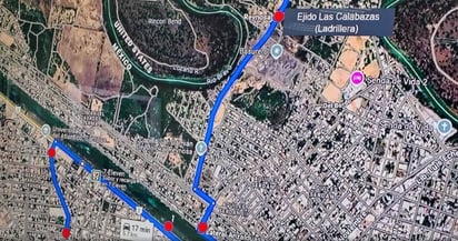 Esta es la ruta que siguieron para ir a la 'fiesta privada'.