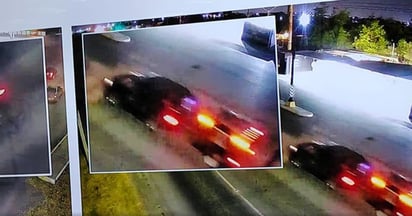 Cámaras de seguridad captan a Grupo Fugitivo y la otra unidad.