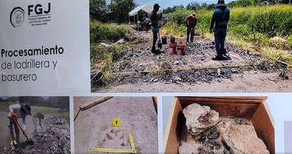 Analizan restos óseos localizado en tiradero clandestino.