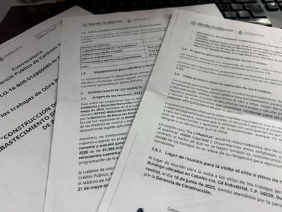 Licitación. El documento establece que los trabajos deberán iniciar el 18 de julio de 2025.