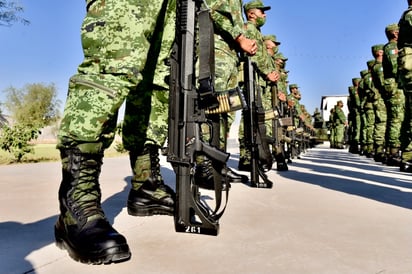 Resguardo. Hay regiones de la entidad que únicamente tienen seguridad por el Ejército.