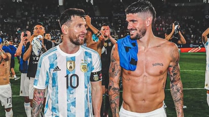 Messi y De Paul, más allá de la mancuerna táctica que han logrado en la selección, son grandes amigos fuera de la cancha.