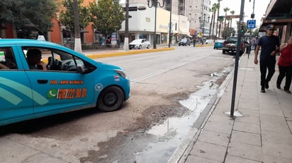 Avenida 20 de Noviembre, casi esquina con Patoni, en la Zona Centro.
