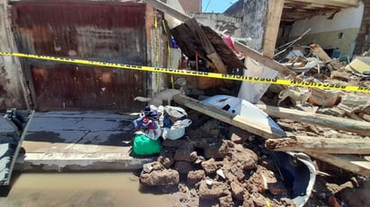 Colapsó. El sábado por la noche el colapso provocó un fuerte estruendo que alertó a los vecinos.