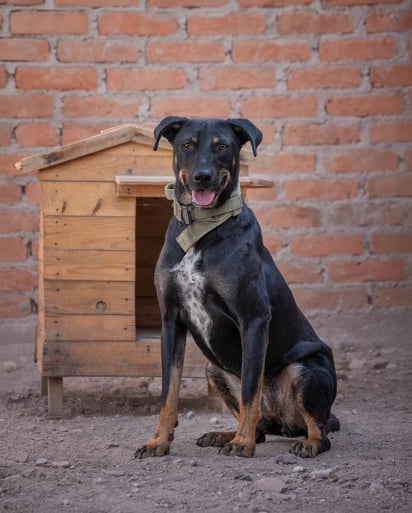 Esperanza. Este noble lomito rescatado por Huellitas Durango demuestra que, pese al abandono, el amor sigue latiendo fuerte en su corazón. En el Día del Perro, su mirada lo dice todo.