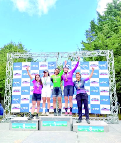 Podio. Eunice se antepuso a todas las exigencias de la pista y logró una actuación más que destacada, poniendo a Durango en alto.