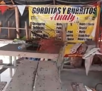 Negocios de gorditas. Eran varios los puestos de gorditas que había para atender la demanda.