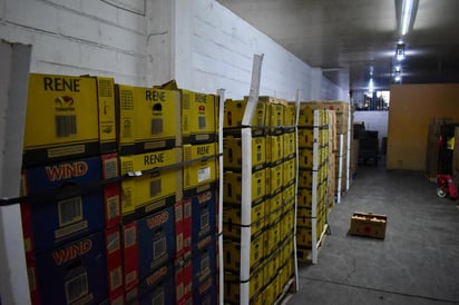 Producto. Dentro de las bodegas se puede encontrar cajas con un mismo producto pero con diferente maduración, todo es al gusto del cliente.