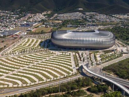 El Estadio BBVA, uno de los más modernos de México, será sede de este encuentro.