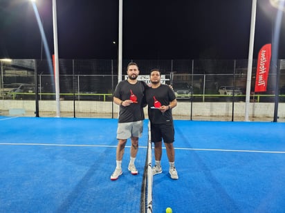 Óscar Mercado y Adrián Gutiérrez, subcampeones.