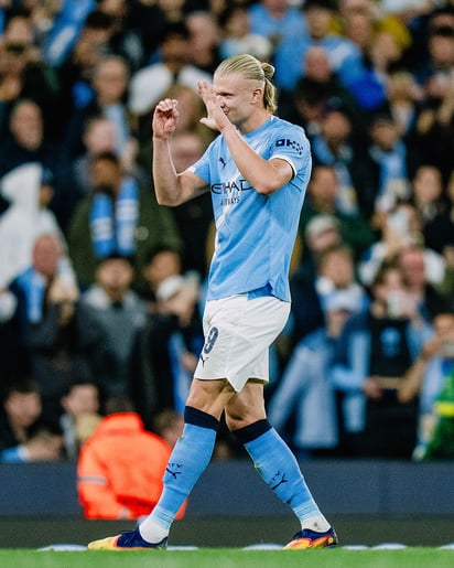 Con su gol ante el Napoli, Erling Haaland llegó de manera oficial a los 50 goles en la Liga de Campeones de la UEFA.