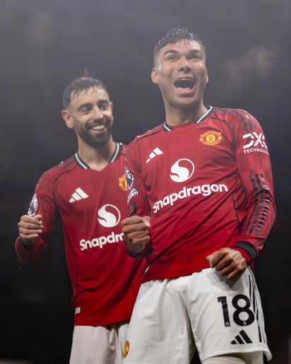 Con gran despliegue de talento, Casemiro y Fernandes lograron salvar al United con tres puntos más.