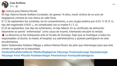 Cortesía: Redes Sociales. 