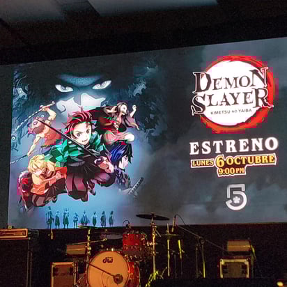 Así fue presentado Demon Slayer para la televisión abierta en México.