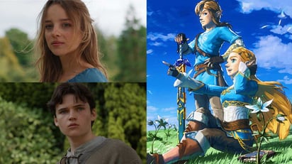 Así lucen los actores principales de esta película, quienes encarnarán a Zelda y Link, respectivamente.