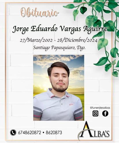 Lastimosamente, Vargas Aguirre también fue uno de los fallecidos en este trágico accidente.