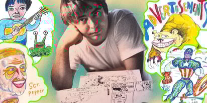 Con una grabadora casera, cero presupuesto y mucha imaginación, Daniel Johnston se abrió paso en la industria musical con una autenticidad tan cruda como inolvidable.