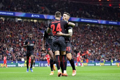 Así festejó Aleix García el primer gol de las Aspirinas, aunque este no sirvió de mucho.