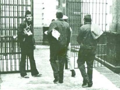 Una de las pocas fotos disponibles de 'El Sapo' durante su encarcelamiento.