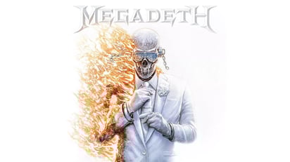 Así luce la tapa del nuevo disco de Megadeth, el cual incluirá como Bonus Track un cover de Ride The Lightning, tema coescrito por Mustaine junto a James Hetfield y Lars Ulrich.