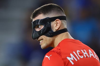 El arquero chipriota, Neophytos Michael, fue la figura indiscutible del encuentro y ayudó a sostener el resultado.