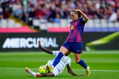 Con su doblete, la polaca Ewa Pajor trazó la línea para la goleada Blaugrana.