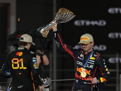 Segundo. Pese a ganar en Abu Dabi, Verstappen se quedó a solo dos puntos de Norris.