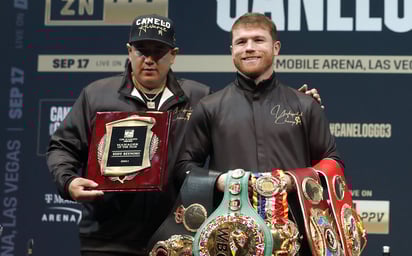 Eddy Reynoso, entrenador del ‘Canelo’, señaló que, por ahora, el pugilista jalisciense no tiene peleas pactadas para 2026.
