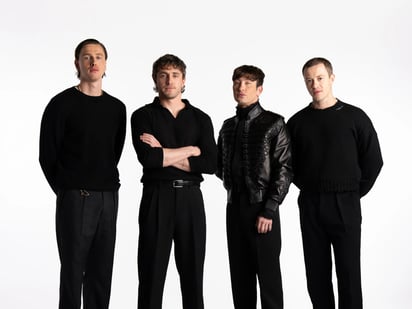 De izquierda a derecha: Harris Dickinson, Paul Mescal, Barry Keoghan y Joseph Quinn encabezarán este evento fílmico.