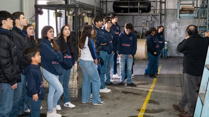 También estuvieron en el área de prensa, donde se encuentra la maquinaria que antes imprimía el periódico.