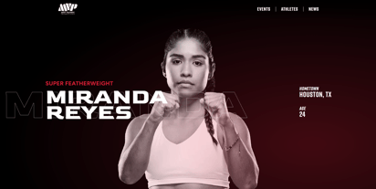 Así se ve el perfil de la duranguense en la página oficial de MVP.