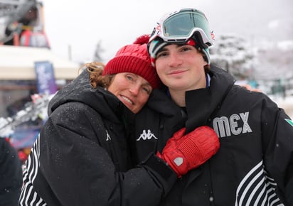 Histórico. Gaxiola y Schleper compitieron juntos como madre e hijo, algo nunca antes visto.