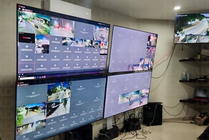 Centro de monitoreo clandestino en Sinaloa, equipado con Starlink. / Foto: Redes Sociales. 