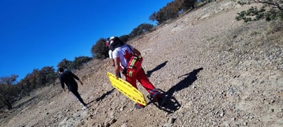 Riesgo. Un senderista sufrió una caída de aproximadamente cuatro metros de altura en el Mirador 'Las Ventanas'.