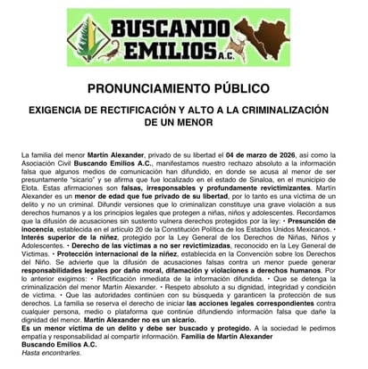 Empatía. Principalmente en casos donde son menores de edad no localizados, exigen que sean buscados y protegidos, además de que no se comparta información falsa.