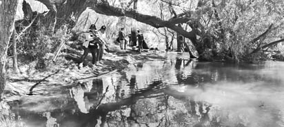 Limpieza. Durante la mañana del viernes se estuvo dando limpieza en los alrededores del Tunal por una institución escolar y trabajadores de Conagua, Semarnat y de una empresa hotelera.
